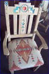 Anasazi Arm Dining Chair Close Up