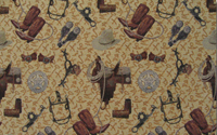 Rawhide Buckskin Western Upholstery Fabric