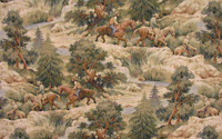 Trek Multi, 30195-237 Western Upholstery Fabric