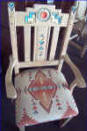 Anasazi Arm Dining Chair Close Up