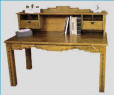 Pueblo Writing Desk with hutch