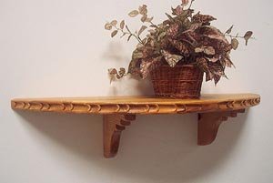 New Mexico, Southwest Style Half Circle Shaped Shelf