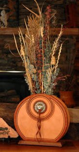 R.A. Guthrie Western Leather Vase
