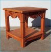 Aurora End Table Colonial Maple Stain