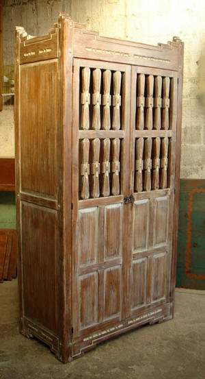 Bow Tie & Spindle Custom Storage Cabinet