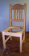 Nevada Dining Chair Unfinished