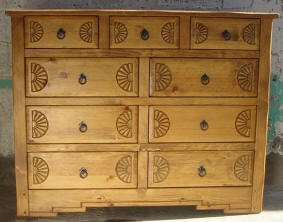 Aurora Custom 9 Drawer Dresser