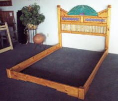 Aurora Special Custom Southwest Low Bed Frame 2