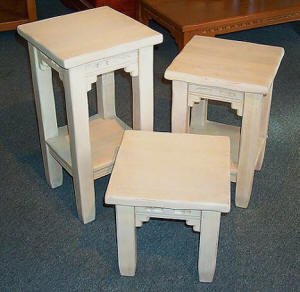 New Mexico Accent Tables, Set Of 3