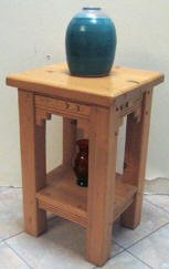 New Mexico Accent Table Baja Wood Stain