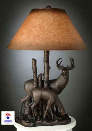 Buck and Doe Table Lamp