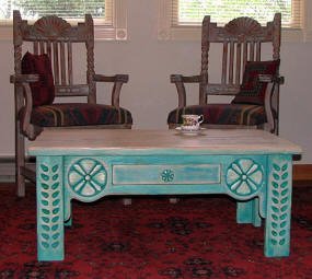 Great Southwest Coffee Table And Chairs