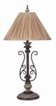 Hand Forged Iron Table Lamp 596-TB