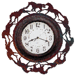 CL810  Forever Free Metal Laser Cut Wall Clock